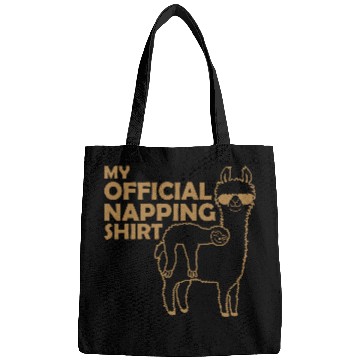 Discover sloth llama napping Bags