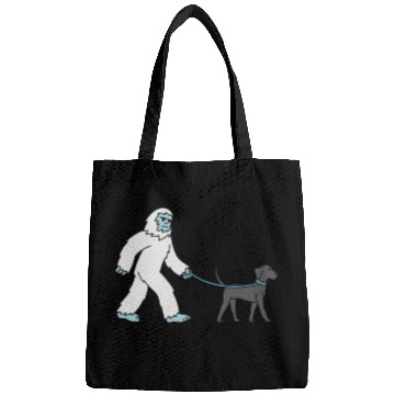 Discover Bigfoot Sasquatch Walking Great Dane Bags