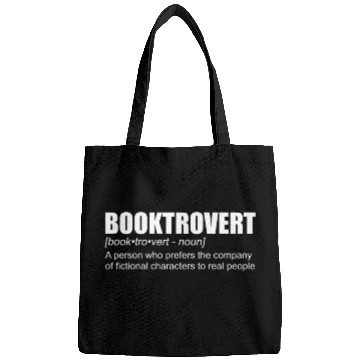 Discover Booktrovert definition A person who prefers the co Bags