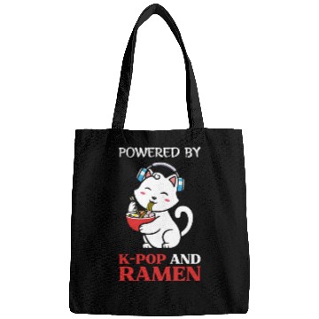 Discover Pwoered by kpop and Ramen, k pop music, ramen Bags
