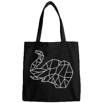 Discover elephant low poly Bags