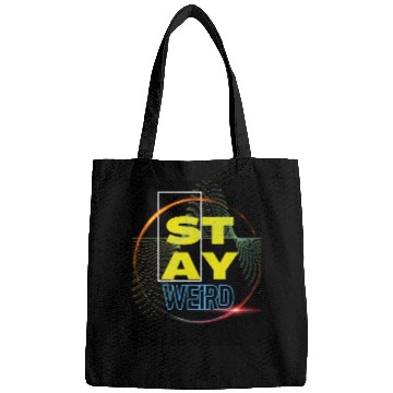 Discover Stay Weird! Bags