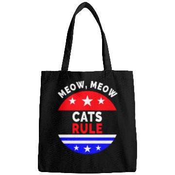 Discover Cats Rule Meow, Meow Bags