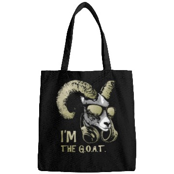 Discover I'm The Goat Bling Cool and Funny Music Animal Bags