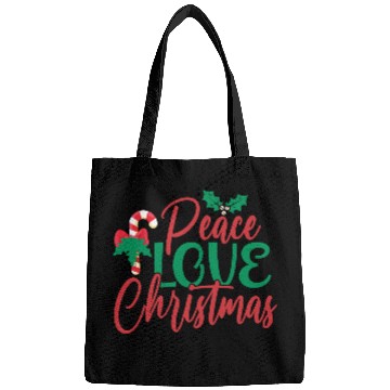 Discover Peace Love Christmas Bags
