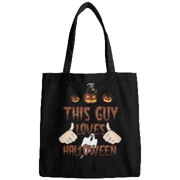 Discover This guy loves Halloween - Skeleton Bags