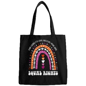 Discover Equal Rights Lesbian Pride Boho Rainbow Bags