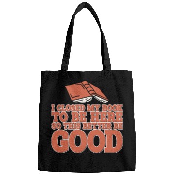 Discover I Closed My Book To Be Here 10 Bags