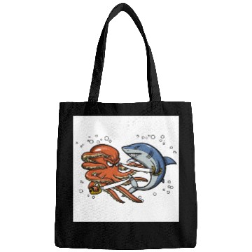 Discover Octopus Shark Pirate Battle Bags