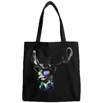 Discover Deer DJ GreyCool and Funny Music Animal With Bags