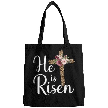 Discover He Is Risen Jesus Christ Cross Easter Sunday Bags