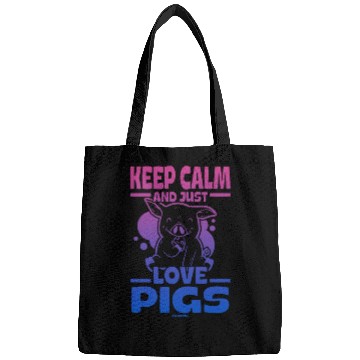 Discover Pig animal piglet farm funny gift Bags