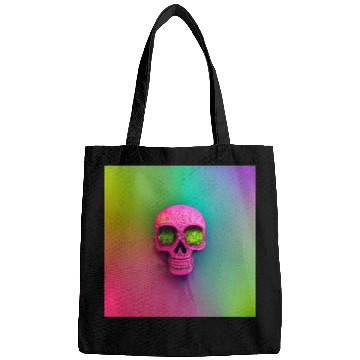 Discover budsack neon neon mexican holiday skull day Bags
