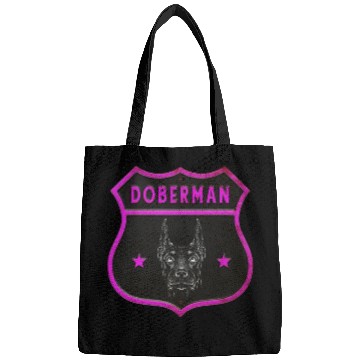 Discover Doberman dog design Bags