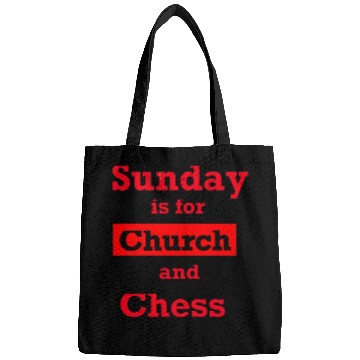 Discover Sunday is for church and chess Bags
