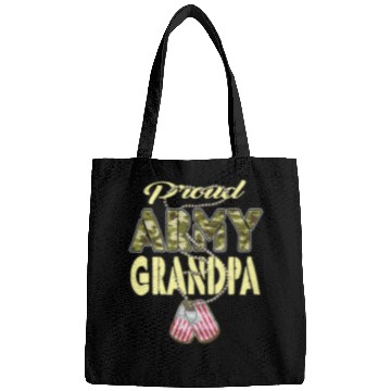 Discover Proud Army Grandpa Camo Us Dog Tag Military Grandf Bags