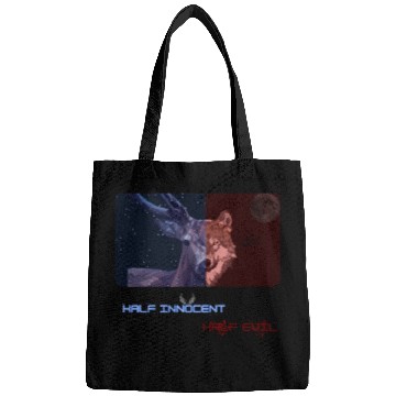 Discover Half innocent, half devil Bags