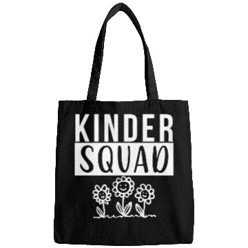 Discover Kinder Squad Kindergarten Teacher Tiny Human Tamer Bags