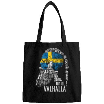 Discover Sweden, Swedish Flag, Till Valhalla, Viking Bags