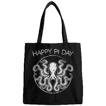 Discover Happy Pi Day Bags Funny Math Geek Octopus