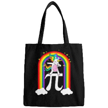 Discover Pi Day Bags Funny Dabbing Unicorn And Math Lover