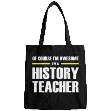 Discover Awesome History Teacher Premium Bags