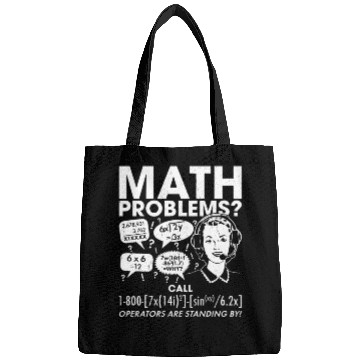 Discover Math Problems Hotline Bags Funny Student Teacher