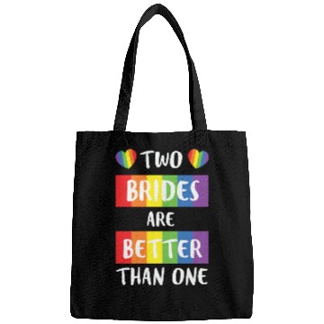 Discover LBGT Flag Gay Pride Human Two Brides better than Bags