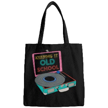 Discover Old School Vinyl Music Lover Bags