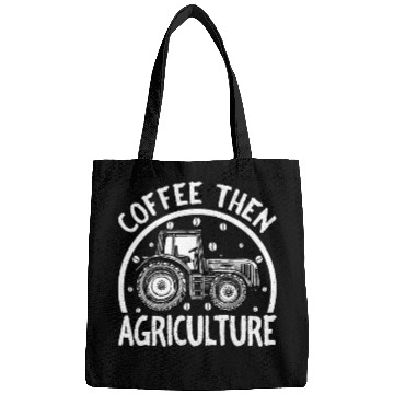 Discover Coffee Then Agriculture Tractor and Coffee Lover Bags