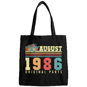 Discover Birthday Greeting For 1986 August Bags
