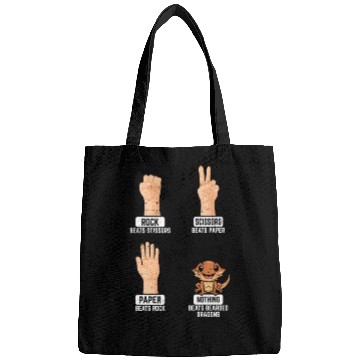 Discover Rock Paper Scissors Nothing Beats Bearded Dragons Bags