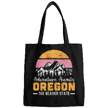 Discover Adventure Awaits Oregon The Beaver State USA Bags