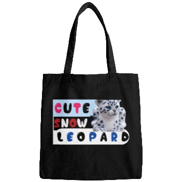 Discover Cute Snow leopard |big cats Bags