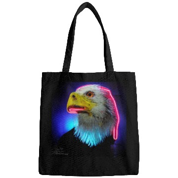 Discover i love america neon bright lightsamerican eagle Bags