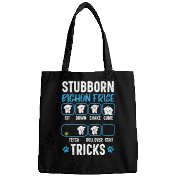 Discover Stubborn Bichon Frise Tricks Bichon Frise Owner Bags