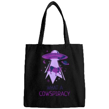 Discover What A Cowspiracy Alien Cow UFO Bags
