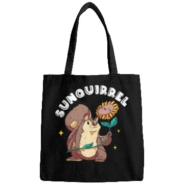 Discover Sunquirrel Squirrel & Sunflower-Themed Leisure Bags
