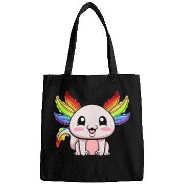 Discover Axolotl LGBTQ Gay Pride Rainbow Flag LGBT Bags