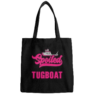 Discover Tugboat Spoiled Tugboat Captain Husband Sailing Bags