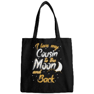 Discover I love my cousin to the moon and back News Bags