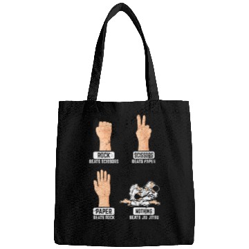 Discover Rock Paper Scissors Nothing Beats Jiu Jitsu BJJ Ji Bags