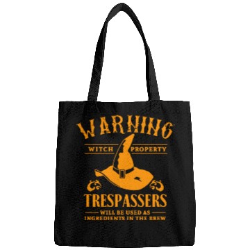 Discover Warning Witch Property Trespassers Used Ingredient Bags