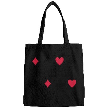 Discover Illusion with card symbols spell magic poker Bags