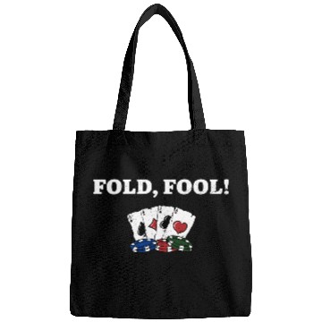 Discover Fold Fool Card Games Funny Card Player Humor Bags