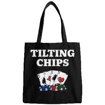 Discover Tilting Chips Gambler Casino Gambling Gaming Bags
