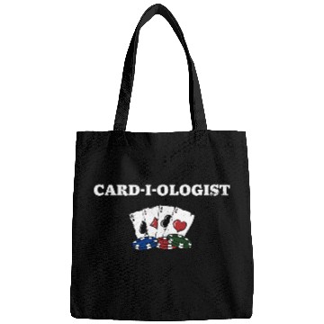 Discover CARD I OLOGIST Funny Poker Humor Poker Player Bags