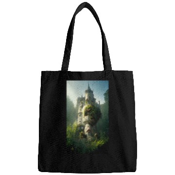 Discover An old abandoned castle in the jungle. Green Bags
