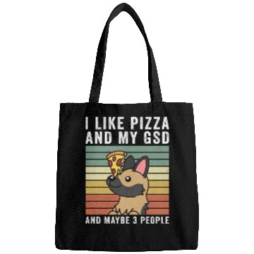 Discover I Like Pizza And My German Shepherd Bags