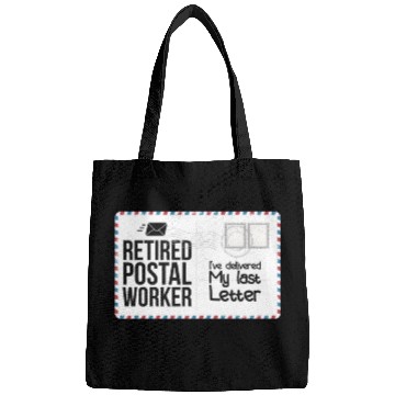 Discover Retired Postal Worker Retirement Mailman Postman Bags